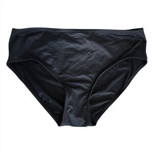Coco Reef Bikini Bottom Swimsuit Large Black High Waist Swim Beach Pool NWOT NEW